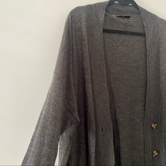 ZARA Knit boxy oversized drop shoulder sweater - Picture 3 of 9